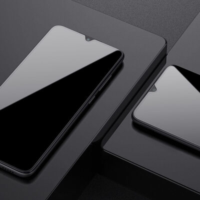 Microsonic Xiaomi Redmi Note 8 Kavisli Temperli Cam Ekran Koruyucu Film Siyah