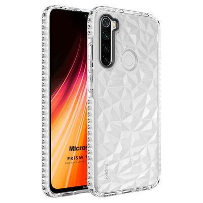 Microsonic Xiaomi Redmi Note 8 Kılıf Prism Hybrid Şeffaf