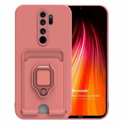 Microsonic Xiaomi Redmi Note 8 Pro Kılıf Multifunction Silicone Pembe