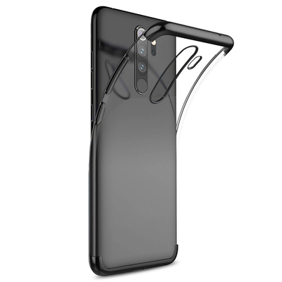 Microsonic Xiaomi Redmi Note 8 Pro Kılıf Skyfall Transparent Clear Siyah