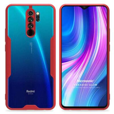 Microsonic Xiaomi Redmi Note 8 Pro Kılıf Paradise Glow Kırmızı