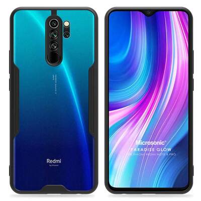 Microsonic Xiaomi Redmi Note 8 Pro Kılıf Paradise Glow Siyah