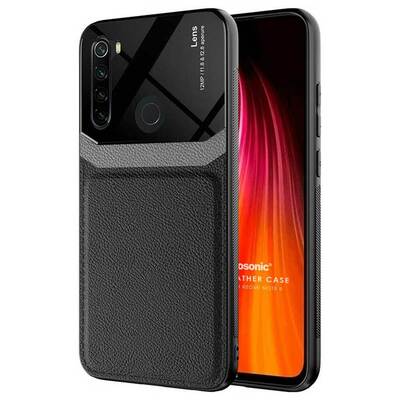 Microsonic Xiaomi Redmi Note 8 Kılıf Uniq Leather Siyah