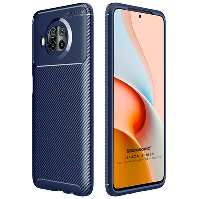 Microsonic Xiaomi Redmi Note 9 Pro 5G Kılıf Legion Series Lacivert