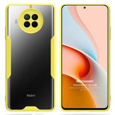 Microsonic Xiaomi Redmi Note 9 Pro 5G Kılıf Paradise Glow Sarı