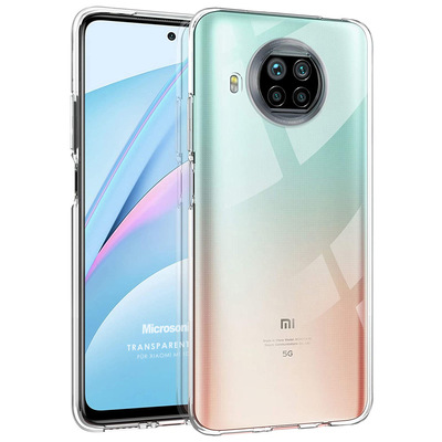 Microsonic Xiaomi Redmi Note 9 Pro 5G Kılıf Transparent Soft Şeffaf Beyaz