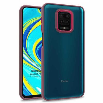 Microsonic Xiaomi Redmi Note 9 Pro Kılıf Bright Planet Kırmızı