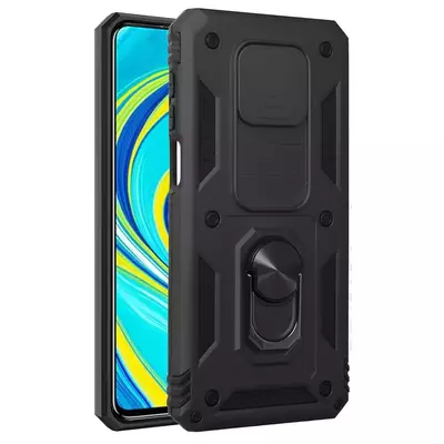 Microsonic Xiaomi Redmi Note 9 Pro Kılıf Impact Resistant Siyah