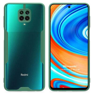 Microsonic Xiaomi Redmi Note 9 Pro Kılıf Paradise Glow Yeşil