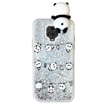 Microsonic Xiaomi Redmi Note 9S Kılıf Cute Cartoon Panda