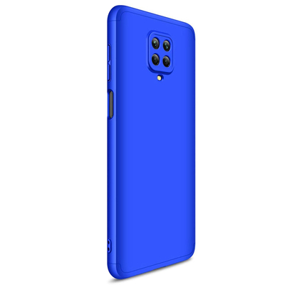 Microsonic Xiaomi Redmi Note 9S Kılıf Double Dip 360 Protective AYS Mavi
