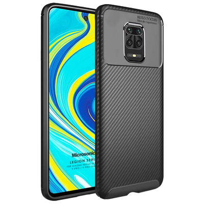 Microsonic Xiaomi Redmi Note 9S Kılıf Legion Series Siyah