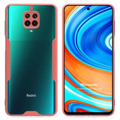 Microsonic Xiaomi Redmi Note 9S Kılıf Paradise Glow Pembe