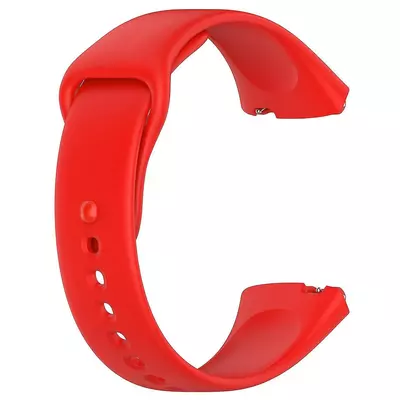 Microsonic Xiaomi Redmi Watch 3 Active Kordon, Silicone Sport Band Kırmızı