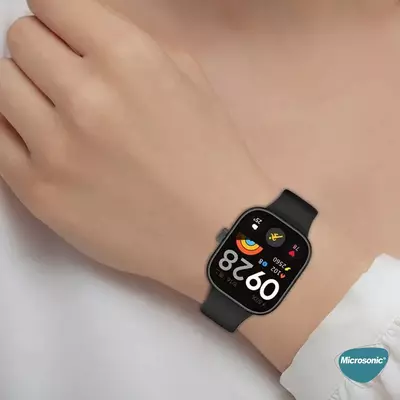 Microsonic Xiaomi Redmi Watch 4 Kordon Silicone Sport Band Bej