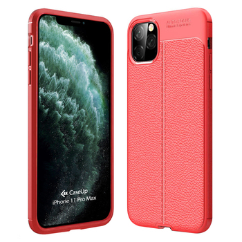 CaseUp Apple iPhone 11 Pro Max Kılıf Niss Silikon Kırmızı