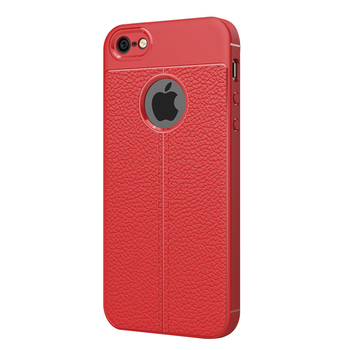 CaseUp Apple iPhone 5 / 5S Kılıf Niss Silikon Kırmızı