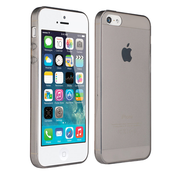 CaseUp Apple iPhone 5 Kılıf Transparent Soft Siyah CaseUp Apple iPhone 5 Kılıf Transparent Soft Siyah