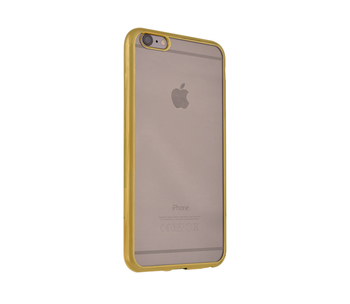 CaseUp Apple iPhone 6 Lazer Kesim Silikon Kılıf Gold