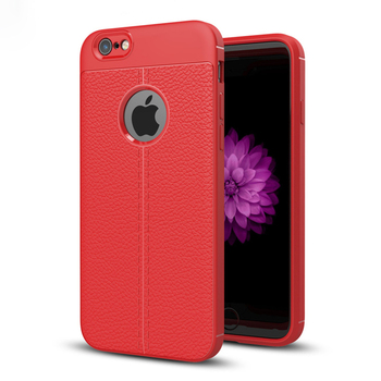CaseUp Apple iPhone 6 Kılıf Niss Silikon Kırmızı