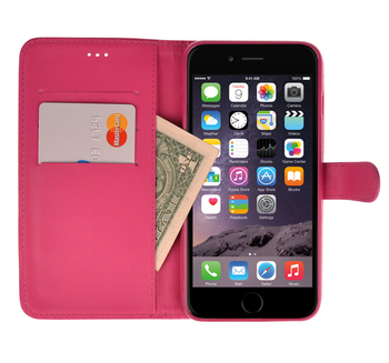 CaseUp Apple iPhone 6 Plus Cüzdanlı Suni Deri Kılıf Pembe CaseUp Apple iPhone 6 Plus Cüzdanlı Suni Deri Kılıf Pembe