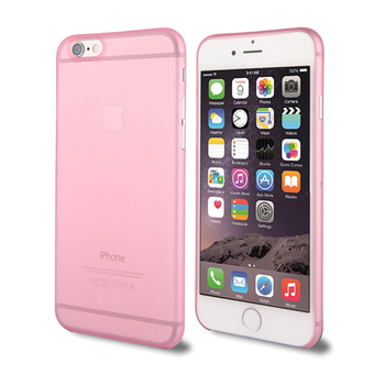 CaseUp Apple iPhone 6 Plus Kılıf Transparent Soft Pembe