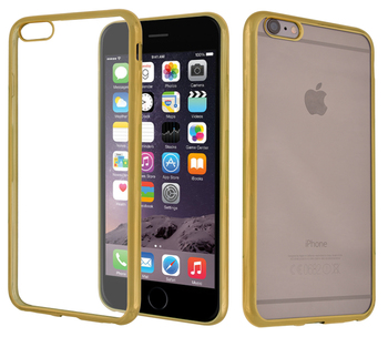 CaseUp Apple iPhone 6S Plus Lazer Kesim Silikon Kılıf Gold CaseUp Apple iPhone 6S Plus Lazer Kesim Silikon Kılıf Gold