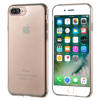 Caseup Apple iPhone 8 Plus Kılıf Transparent Soft Siyah Caseup Apple iPhone 8 Plus Kılıf Transparent Soft Siyah