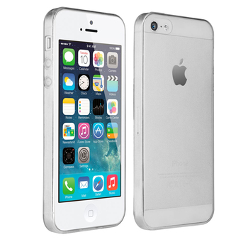 CaseUp Apple iPhone SE Kılıf Transparent Soft Beyaz CaseUp Apple iPhone SE Kılıf Transparent Soft Beyaz