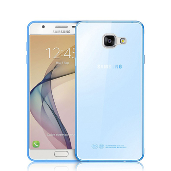 Caseup Galaxy J7 Prime 2 Kılıf Transparent Soft Mavi