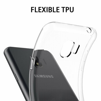 Caseup Samsung Grand Prime Pro Kılıf Transparent Soft Beyaz