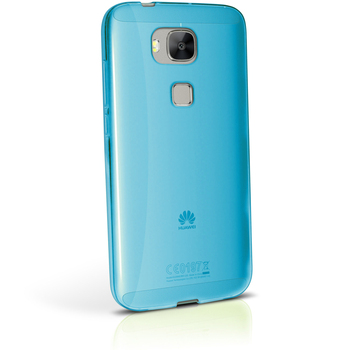 Caseup Huawei Ascend G8 Kılıf Transparent Soft Mavi