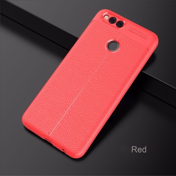 CaseUp Huawei Honor 7X Kılıf Niss Silikon Kırmızı
