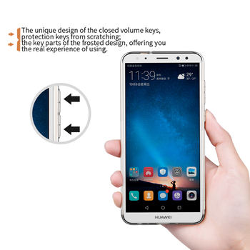 Caseup Huawei Mate 10 Lite Kılıf Transparent Soft Beyaz