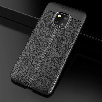 CaseUp Huawei Mate 20 Pro Kılıf Niss Silikon Siyah