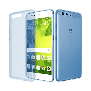 CaseUp Huawei P10 Kılıf Transparent Soft Mavi