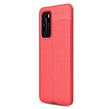 CaseUp Huawei P40 Kılıf Niss Silikon Kırmızı