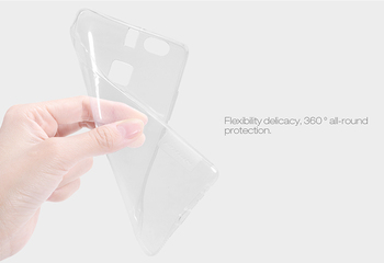 Caseup Huawei P9 Kılıf Transparent Soft Pembe