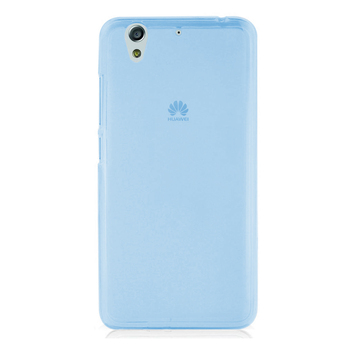 Caseup Huawei Y6 2 Kılıf Transparent Soft Mavi