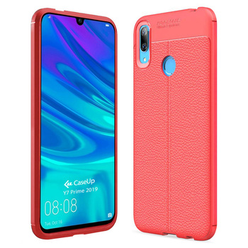 CaseUp Huawei Y7 Prime 2019 Kılıf Niss Silikon Kırmızı