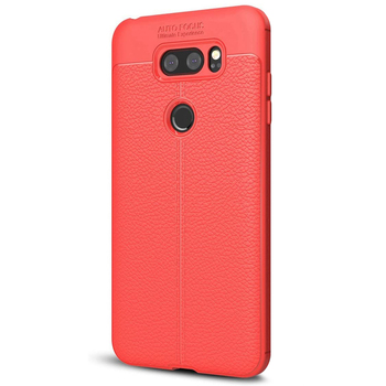 CaseUp LG V30 Kılıf Niss Silikon Kırmızı