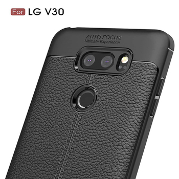CaseUp LG V30 Kılıf Niss Silikon Siyah
