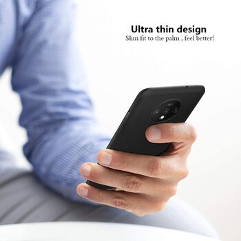 CaseUp OnePlus 7T Kılıf Matte Surface Rose Gold