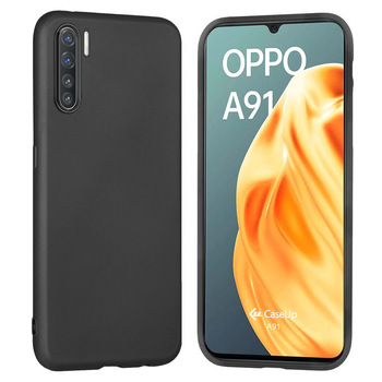CaseUp Oppo A91 Kılıf Matte Surface Siyah