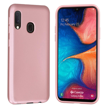 CaseUp Samsung Galaxy A20e Kılıf Matte Surface Rose Gold CaseUp Samsung Galaxy A20e Kılıf Matte Surface Rose Gold