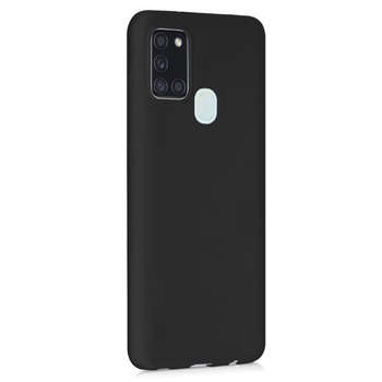 CaseUp Samsung Galaxy A21s Kılıf Matte Surface Siyah