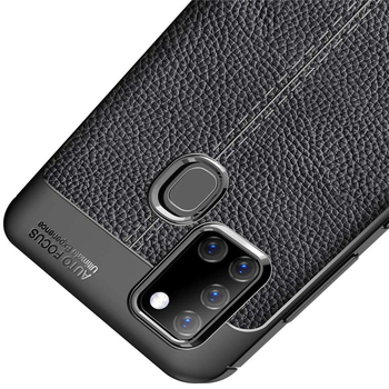 CaseUp Samsung Galaxy A21s Kılıf Niss Silikon Siyah