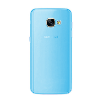 CaseUp Samsung Galaxy A3 2017 Kılıf Transparent Soft Mavi