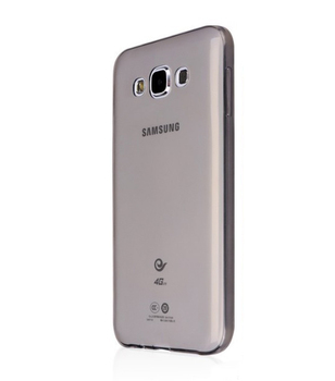 CaseUp Samsung Galaxy A3 Kılıf Transparent Soft Siyah