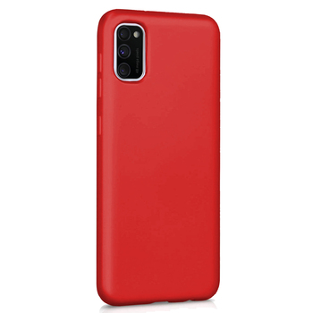 CaseUp Samsung Galaxy A41 Kılıf Matte Surface Kırmızı